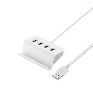 USB 허브 4 포트 3.0 휴대용 휴대 전화 홀더 데이터 허브 노트북 플래시 드라이브 하드 디스크 드롭 배달 컴퓨터 네트워킹 otypo