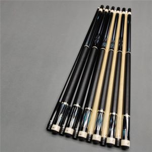 Pool Cue 13mm Black Maple Shaft MIT Bk Overlay Points Hardrock Maple Shaft Irish Linen Wrap Handle Carom Cue Stick Taco de bilhar 240327