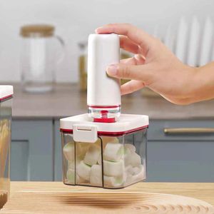 Storage Bottles Plastic Food Box Sets Stackable Kitchen Sealed Jar Multigrain Tank Bottle Dried Fruit Tea Containers
