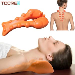 Trigger Point Massage Tool Back Acupressure Massager Relax Pillow Stretcher for Headache Migraine Neck Shoulder Pain Relief 240326