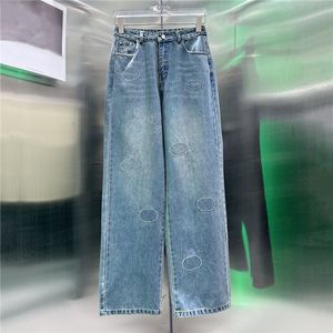 Damen-Jeanshosen, klassische bestickte Jeans, High-Street-Hosen, Jean-Hose, Hiphop-Kleidung