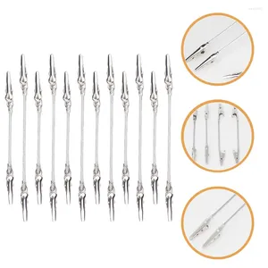 Çerçeveler 12 PCS Çift Notlar Tutucu Artworks Timsah klips DIY Kelepçeleri PO BRACKET