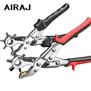 Badminton Air Belt Punch Pliers Leather Belt Hole Eyelet Puncher Revoe Sewing Diy Tool Watchband Strap Household Leathercraft