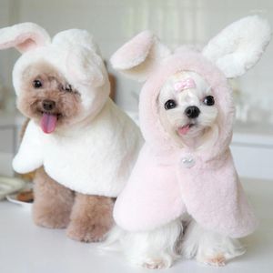 Dog Apparel Winter Pet Clothes Small Cloak Warm Cat Puppy Costume Yorkshire Pomeranian Maltese Bichon Poodle Schnauzer Coat Dropship