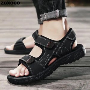 صندل صندل صندل الرجال 2022 الجديد الصيفي أحذية الأزياء Slippers Sandalias Hombre Chaussure Homme Zoxoco