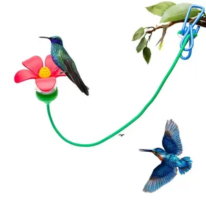 Other Bird Supplies Handheld Feeder Flower Shape Hat Clip Bowls Hummingbird Drinker Feeding Tool Outdoors Garden