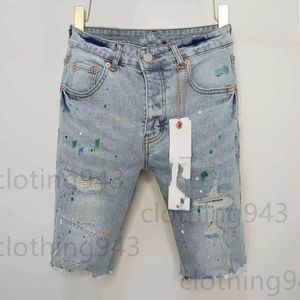 purple jeans shorts purple jeans shorts purple jeans designer pants 2024 Designer New Summer jeans Denim Trousers Mens Jeans top selling high street sty a7c