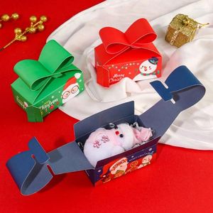 Gift Wrap 20PCS Christmas Box Packaging Candy Cookies Chocolate Kid Guest Favour For Wedding S Supplies