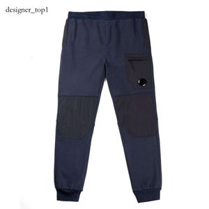 Cp Companys Calças Cor Diagonal Fleece Misto Utilitário Cp Companys Calças Uma Lente Bolso Calça Ao Ar Livre Homens Calças Táticas Soltas Cp Calças Treino Tamanho 2984