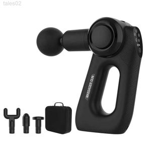Massage Gun Full Body Massager Ny 2023 Produkter vibrationsanordning Deep Tissue Percussion Muscle Relax Cordless Therapy Hot Cold YQ240401