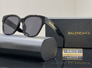 Designer Bb Sunglasses Women's round oversized acetate Glasses B brand classic men's UV sunglasses 6021