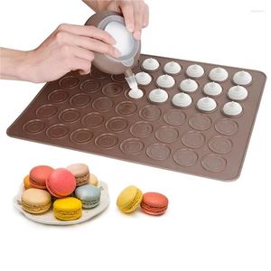 Backenwerkzeuge Antihaft-Silikon-Macaron-Matte Home Kitchen Cake Pastry DIY Dekorieren Cookie Pad Mold Zubehör