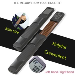 Guitar SOLO Electronic Screen Guitar Chord Trainer Portable Pocket Model Wooden Exercise Guitar Trainer Pocket Guitar Accessories