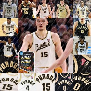 NCAA Purdue Boilermakers Basketbol Forması Zach Edey Braden Smith Caleb Furst Fletcher Loyer Mason Gillis Ethan Morton Berg Trey Kaufman-Renn Lance Jones