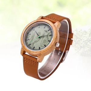 Wristwatches Mens Handmade Casual Fashional Strap Verawood Quartz Movement Analog Wood Watch Wristwatch