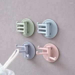 Hooks Self-adhesive Towel Key Holder Kitchen Bathroom Organizer Convenience Housekeeper On Wall Home Accessories Essentials