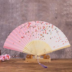 Decorative Figurines Chinese Folding Fan 30/20pcs Vintage Style Japanese Pattern Art Craft Gift Home Decoration Ornaments Party Dance Hand