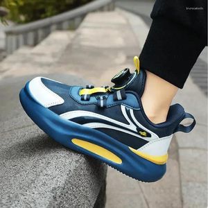 Sapatos de basquete primavera crianças meninas meninos pu tênis crianças casuais moda azul tênis de alta qualidade esportes apartamentos tamanho 28-40 #