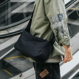디자인 옥스포드 방수 남성 메신저 가방 남성 비즈니스 패션 캐주얼 어깨 미니 가방 가벼운 가방 240328