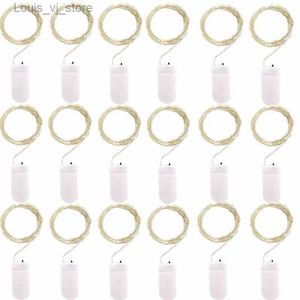 Cordas LED 5pcs Fio de Cobre Luzes de Cordas Fada Rua Garland Decoração de Árvore de Natal Decoração de Festa de Casamento Ao Ar Livre Luz de Jardim YQ240401