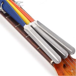 Guitarra rxbb Novo 3pcs/conjunto de arquivos de porca de guitarra Frete coroando o arquivamento do slot de luthier Reparo Tool Kit para instrumentos de amarração Partes de guitarra AC