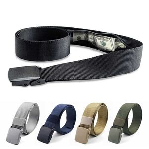 Belts Portable hidden bag with secret items hidden and secure storage tactical wallet currency belt tactical belt storage time secret and secure 119cm Q240401