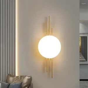 Wall Lamps Bedside Lamp Light Luxury Modern Minimalist Corridor Staircase Hallway Chinese Bedroom Background