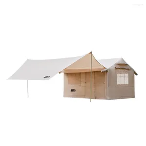 Tendas e abrigos ao ar livre inflável barraca impermeável acampamento oxford reunião de família para 5-8 pessoas piqueniques caminhadas