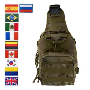 バッグOulylan New Outdoor Mountainering Army Camouflage防水シングルショルダークロス屋外戦術クロスボディバッグチェストバッグ