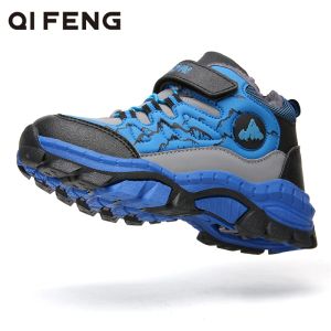 Shoes Sports Hiking Shoes Boy AntiSkid Claw Trekking Shoes Winter Kids Climbing Footwear Waterproof Children Shoes Autumn Sneakers