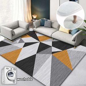 Nordic Living Room Carpet Large Area Leisure Coffee Table Rugs 140x200cm Decoration Bedroom Carpets Antiskid Floor Mats 240401