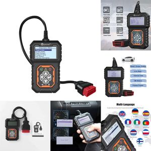 T31 Car Full OBD2/EOBD Diagnostic Tools Auto Professional Code Reader OBD2 Scanner Multi-languages