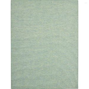 Tappeti Positano Tappeto per interni/esterni blu/verde 8' X 10' (8x10)