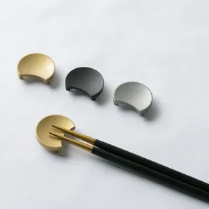 Chopsticks rostfritt stål sked hållare köksverktyg hem för matbord pinnar rest stativ bordsartiklar