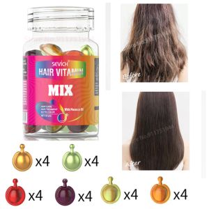 Behandlungen Heißverkauf Bali Ellips Haarpflege ätherische Ölkapsel Marokkanische Haaröl Weiches Haar glatte Perm Reparatur gefärbter Haarpflege ätherisches Öl