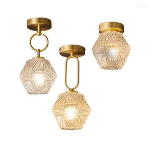 Ceiling Lights Japanese-style Simple Retro Bedroom Glass Lamp Corridor Creative Living Room Chandelier Arrival