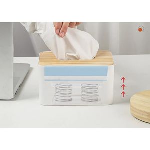 Lådan Botten förvaringslåda Daglig pappershandduk Spring Holder Tissue Box Spring Support Hållbara presenter för vardagsrum Kök för kök pappershanddukshandduk