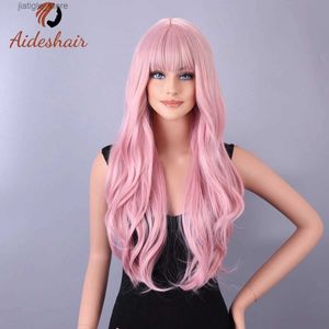 Syntetiska peruker Foreign European och American Wig Big Waves Short Curly Hair Fashion Chemical Fiber Wig Full Head Cover Y240401