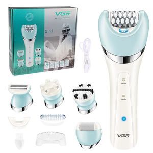 VGR Electric Women Epilator Female Shaver Leg Body Hair Removal Lip Chin Depilatory Lady Bikini Trimmer Hair Remover 240320