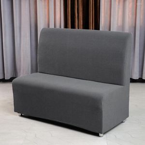 Chair Covers 15 Colors Polar Fleece Sofa Cover El Restaurant Stretch Spandex Armless Couch Internet Bar Cafe Slipcovers