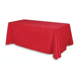 Table Skirt Rectangular Satin Tablecloth Cover For Wedding Party Restaurant Banquet Decorations 10pcs/ Pack 90x132 Inch