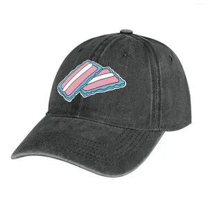 Berets Trans Pride - Vovo Biscuit Cowboy Hat Pesca Cap Hip Hop Beach Women's Golf Clothing Men's