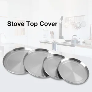 Cookware Sets 4Pcs/Set Stainless Steel Kitchen Stove Top Burner Covers Cooker Protection