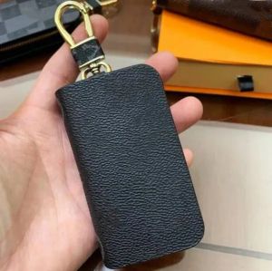 Evitar a perda de chave do carro pacote designer chaveiros bolsa monograma chaveiro de couro para charme homens mulheres marca chaveiros luxo mans moda acessórios