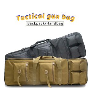 Borse Tattiche militari Borsa per pistola Custodia protettiva per fucile militare Attrezzatura per caccia e tiro 81 cm/94 cm/115 cm Custodia per armi in pelle