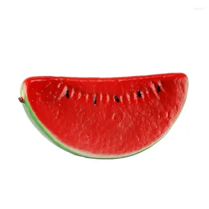 Party Decoration Artificial Water Melon Simulation Fruit Model Display Props for El Dining Room Restaurang Shop