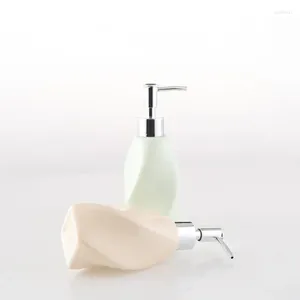 Liquid Soap Dispenser 1PC Creative Style Ceramics Lotion Container Solid Color Hand Sanitizer Bottles Hem Badrumstillbehör