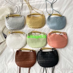 Bottegveneta Tote Bags Sardine Designer Bags Cross Border Sardine Woven Bag Women 2024 Hot Sale Shark Woven Hand Dumpling Bag european and Ame Have HB7FDC