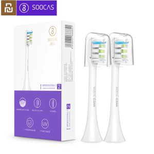 Köpfe 2pcs Soocas x3 x1 Ersatz elektrischer Zahnbürstenkopf für Klang Elektrische Zahnbürste