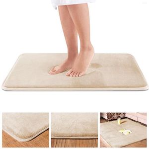 Bath Mats Memory Mat Slip Rug With Strong Absorbent Machine Washable Shower